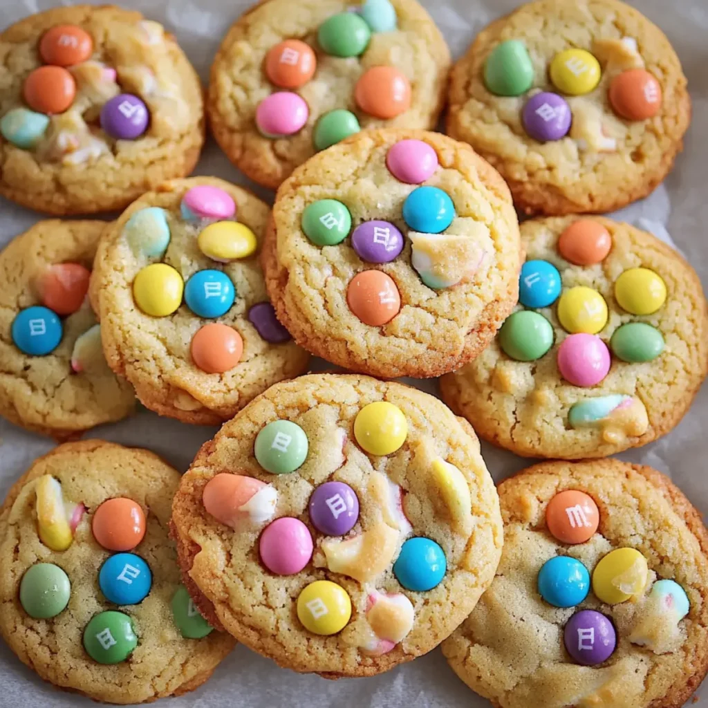 Irresistible M&M Bunny Cookies