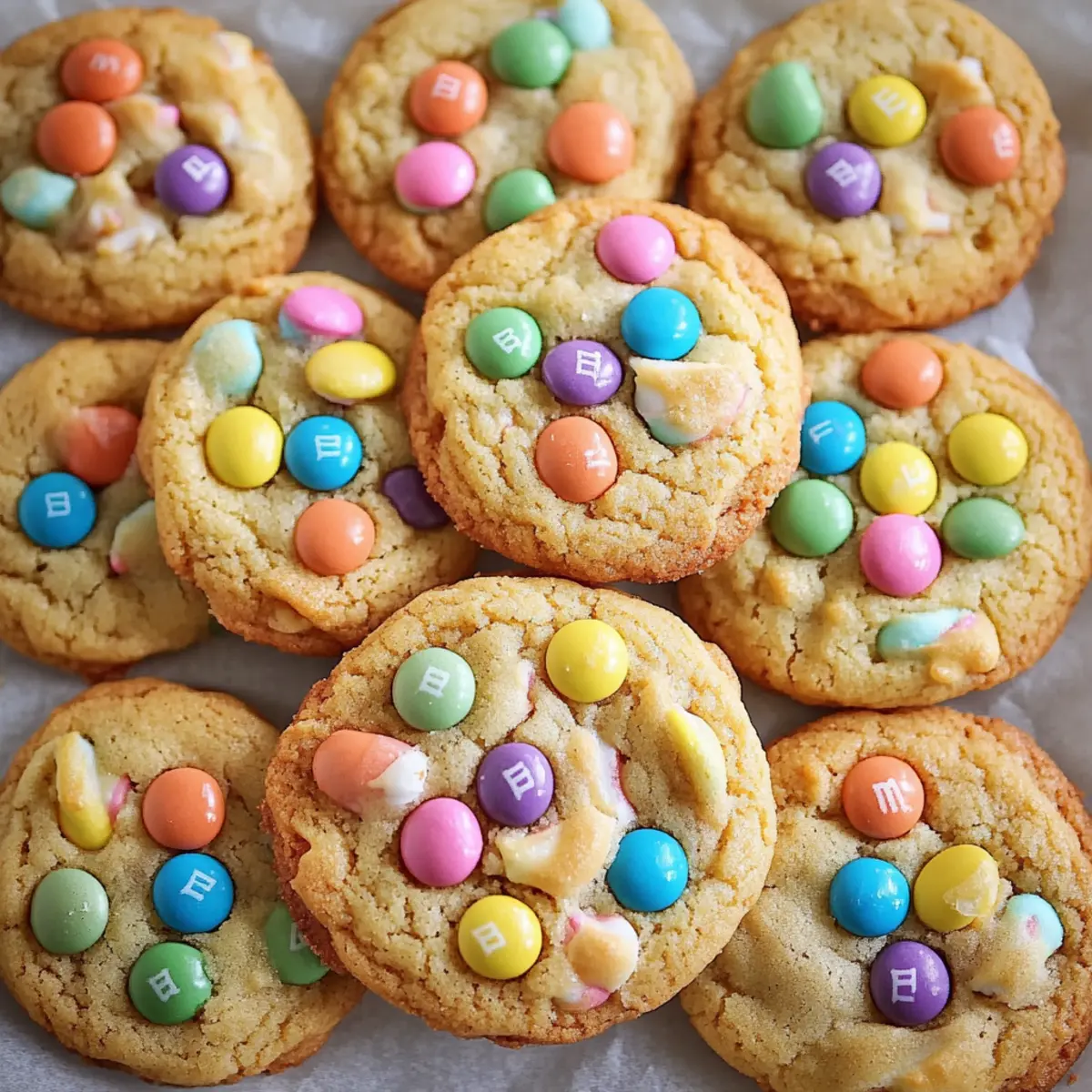 Irresistible M&M Bunny Cookies